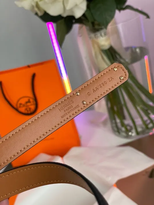 Ремінець жіночий Hermes Kelly 18 Belt Black Leather  66139 Характеристики