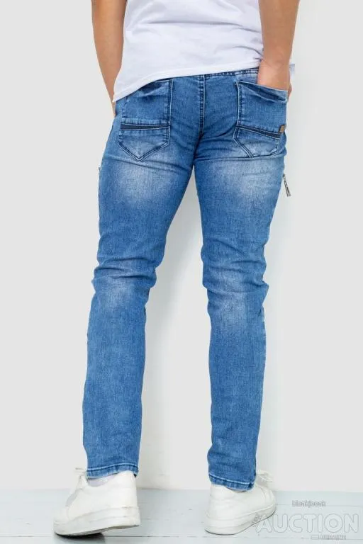 Джинсы мужские, цвет синий, 129R8333 Продаж