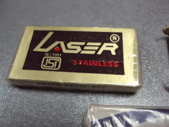 Купити лезвия для бритья для безопасной бритвы laser, swish, ленингад лот 3 упаковки №2524