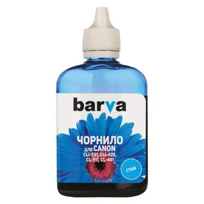 Чернила Barva CANON CLI-521/CL-511 90г CYAN (C521-286) Ціна