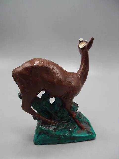 Фигура фарфор статуэтка олень ссср высота 13,8 см под реставрацию №14019 З аукціону