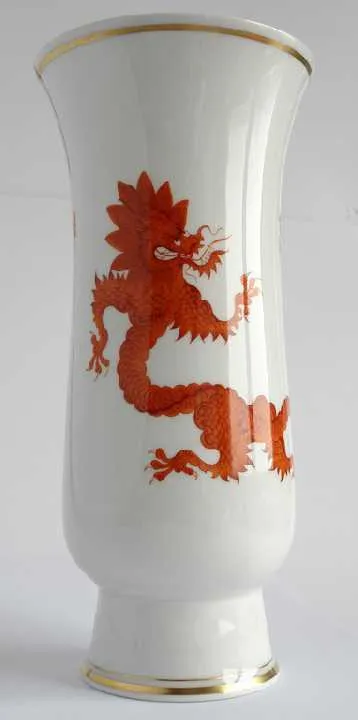 Антикварна ваза "Червоний Дракон Мін", 1964 рік, Meißner Porzellan Продаж