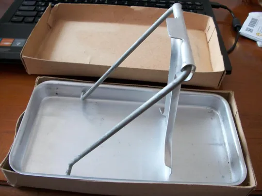 Подставка для Терка СССР . 1970-х , алюминиевая, новая, не пользованная, в коробке Ціна