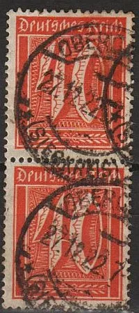 фото, 1921 - Німеччина - Стандарт - Деномінація 40 - Пара Mi.163 _4,0 €