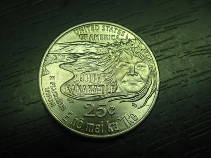 фото, 1/4 долара 2023 P США Едіт Канакаоле UNC
