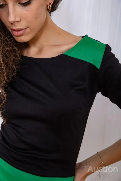 Платье, цвет черный, 167R046 Де купити