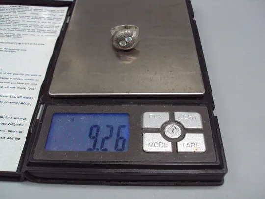 Женское кольцо перстень белые вставки серебро 950 проба вес 9,26 г 17 размер №15585 На торгах