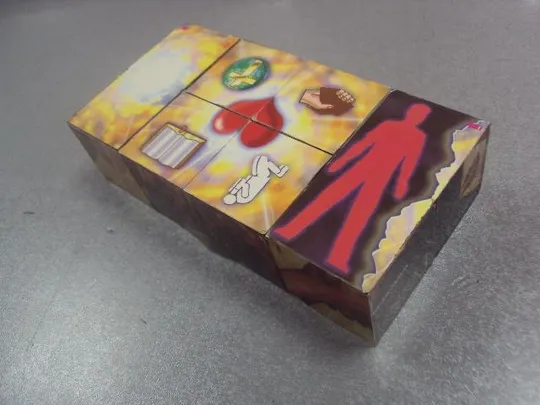 кубики головоломка пазл распятие иисуса склейка №10995 Недорого