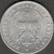 Купити ХАЛЯВА !!! Треий рейх 200 марок "А" 1923 г.  31 янв. 1922 г. приход к власти Гитлера. Первая монета.