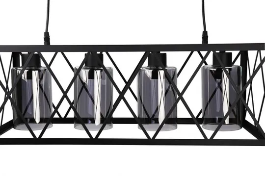 Люстра потолочная подвесная в стиле LOFT (лофт) 11535/4-gr Черный 40х25х63 см. З аукціону