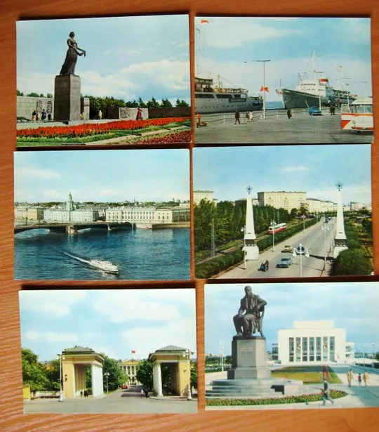 ЛЕНИНГРАД  = НАБОР ОТКРЫТОК 1964 г. = 24 шт. Продаж