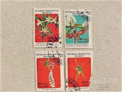 фото, Серія поштових марок Мадагаскар " Флора " 1985 рік