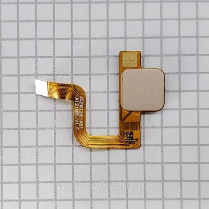 фото, Шлейф Doogee Y6 Max зі сканером відбитка пальця (Gold) для телефона оригінал з розборки