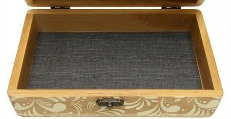 Шкатулка из дерева подарочная ручная роспись Кружева 20,5*12,5*8 см Продаж