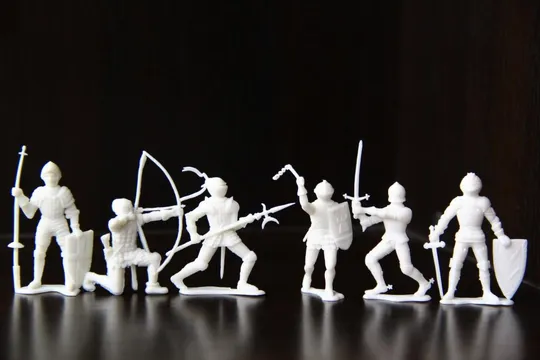 рыцари 50-52мм MPC США  6 фигурок Ціна