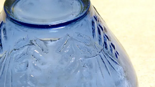 Креманка піалка салатниця блакитне радянське скло Вживане Недорого