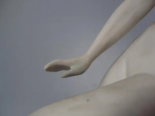 Фигура фарфор статуэтка Барановка девушка бисквит балерина гимнастка спортсменка высота 24,5 см №243 Недорого