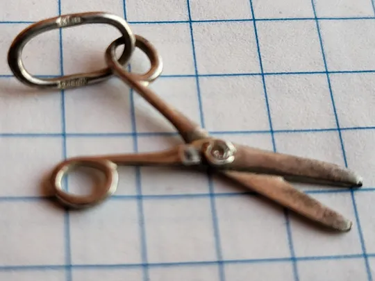 Купити Кулон ножницы серебро 925