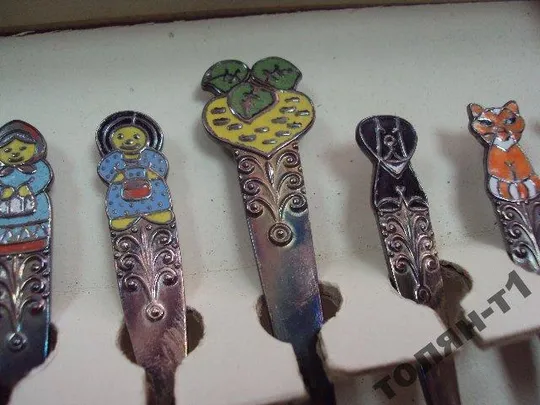 десертный набор чайные ложки и лопатка репка мнц Інтернет-аукціон