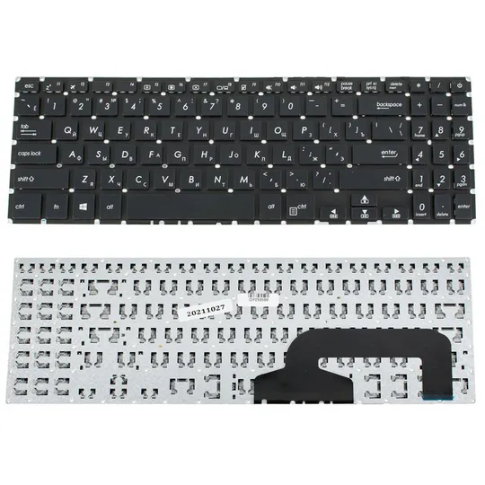 Клавіатура для ноутбука ASUS (X507 series) rus, black, без фрейма Ціна