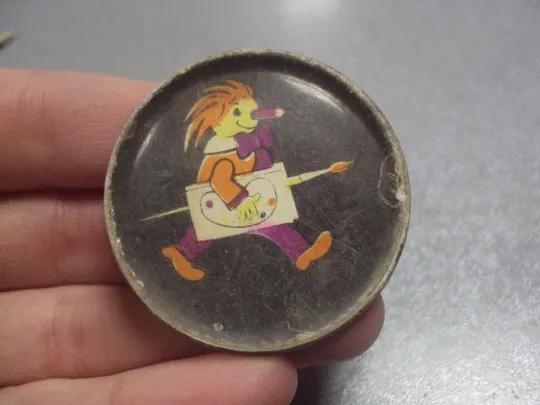 знак детский карандаш веселые человечки с кисточкой №1307 Продаж