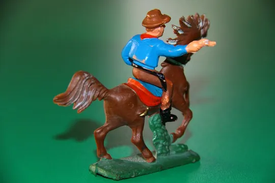 Купити ковбой ГДР №091 ДЖИМ БРІДЖЕР Фріхольд Фішер на коні №312