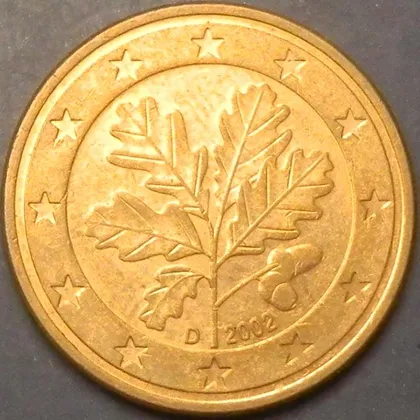 фото, 5 євроцентів 2002 D Німеччина