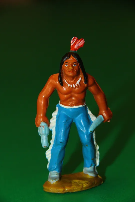 індіанець ГДР № 044 ВБИВЦЯ ПАУНІ Георг Блехтшмідт КОНВЕРСІЯ рання фігурка Ціна