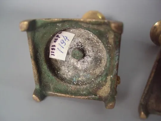 подсвечники пара подсвечник маленький высота 9 см (№ 1193 и № 1194) Де купити