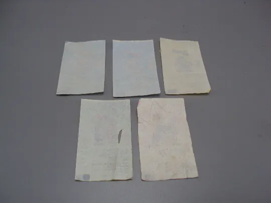 Обертка от жвачки Tofita kent 81, 82, 13 и 85 фантик вкладыш Лайнер для десен Турция 5 шт №17880мя Інструкція