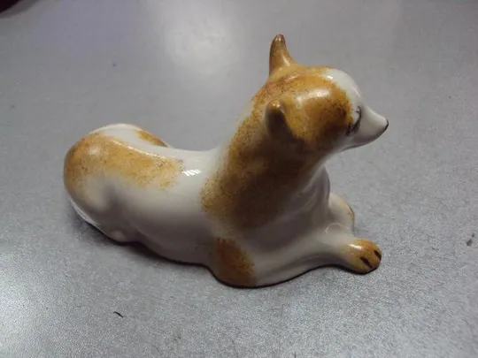 Фигура фарфор полонное зхк собака собачка щенок дружок №10335 Інтернет-аукціон