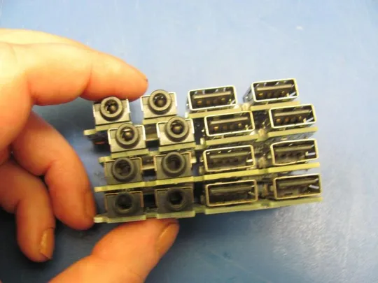 номер0078-7 Плата USB Audio LAN 48.4YZ42.011 для HP PROBOOK 450 G1 455 G1 usb audio board оригінал З аукціону