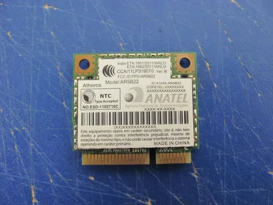 №195-7 WI-FI адаптер ANATEL AR5B22 для ACER V5-551 оригінал Ціна