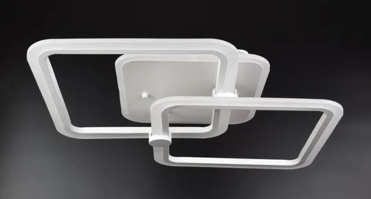 Люстра потолочная LED с пультом A2503/2-RGB-wh Белый 10х41х63 см. Ціна