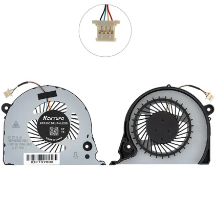 фото, Вентилятор для ноутбука DELL INSPIRON 15 7577, 7588 (CPU FAN) (DFS2000054H0T) (Кулер)