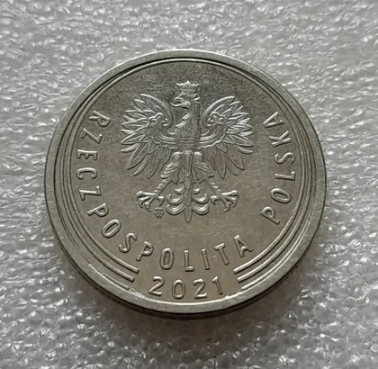 фото, (8085 ря) 1 злотий 2021 Польща (Polska, Польша, злоті, злотый)