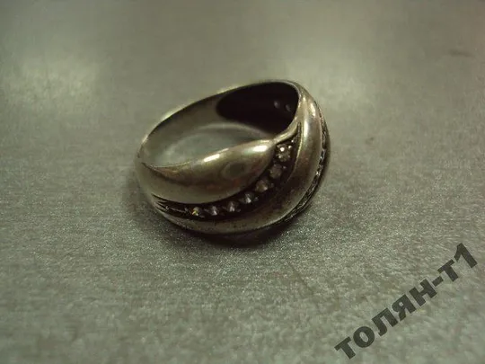 кольцо женское серебро 925" 4,48 г 18,5 р №15054 З аукціону