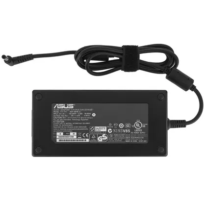 фото, Блок живлення для ноутбука ASUS 19V, 9.5A, 180W, 5.5*2.5мм, L-подібний роз'єм, black, RECTANGULAR