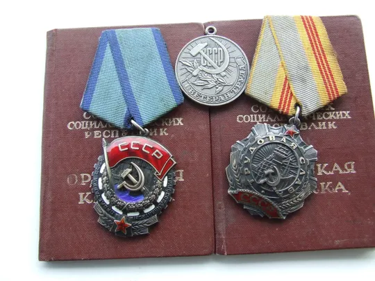 Купити Орден ТКЗ -884160 наг. 1973 г. и ТС-184228 наг. 1976 г.+ доки на Правдивец Вера.