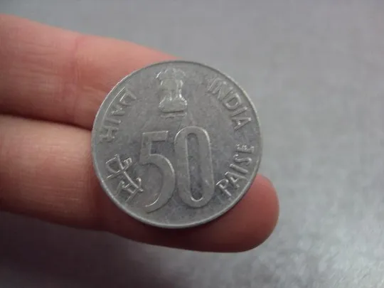 Купити монета индия 50 пайса 1990 №9408