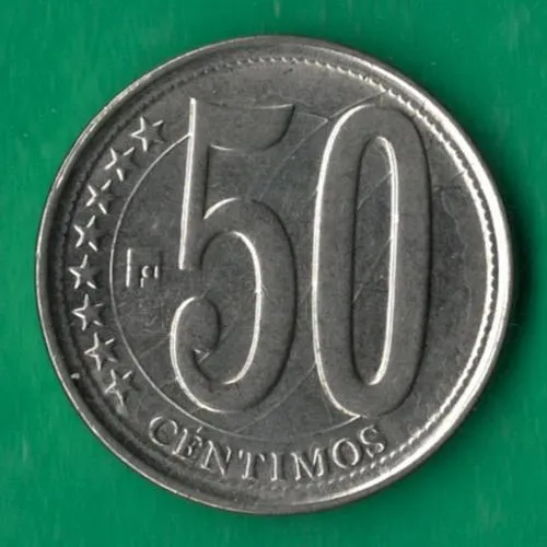 50 сентимо 2009 року Венесуела [МШ] Ціна