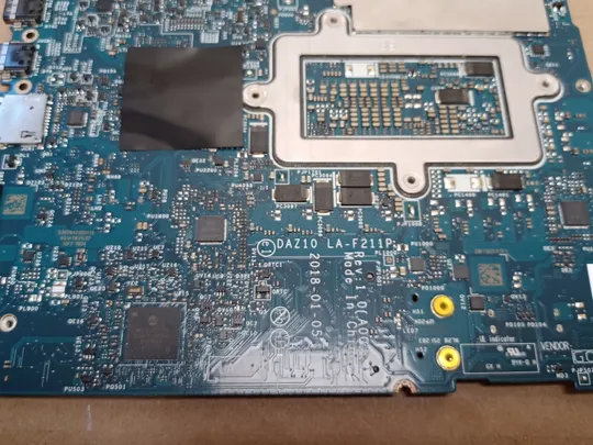 номер1055-24 материнська плата робоча SR3RK I7-8705G daz10 la-f211p для DELL XPS 15 9575 2-in-1 Precision 5530 Mainboard Материнка Основна плата Системна плата Плата системи Laptop motherboard мамка ноутбучна плата оригінал Інтернет-аукціон