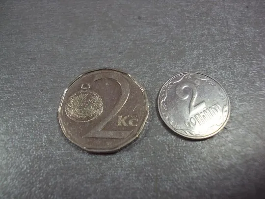 монета чехия 2 кроны 2008 №8791 Ціна