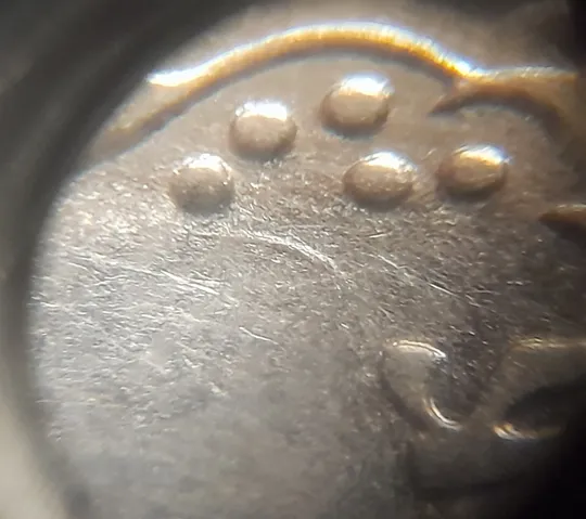 (6318) 5 копійок 1992 царапини штемпеля біля 2 та 3 грона на реверсі (5 копеек 1992 брак) Інтернет-аукціон