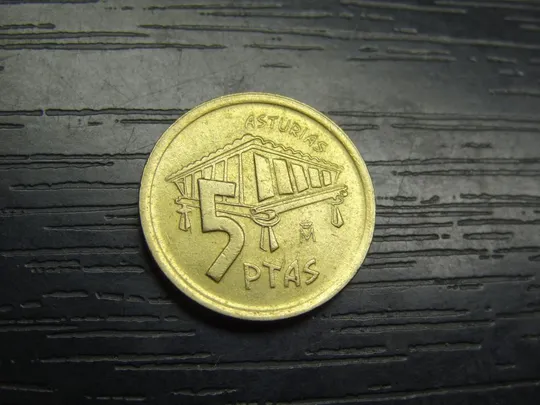 5 песет 1995 Іспания Астурія Ціна