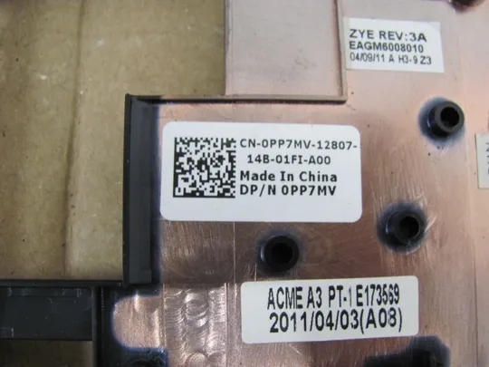 570-2 середня частина корпуса 0PP7MV для Dell XPS 15 L501X L502X P11F оригінал З аукціону