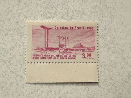 фото, Поштова марка Бразилія 1960 рік **