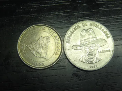 фото, Монети Нікарагуа