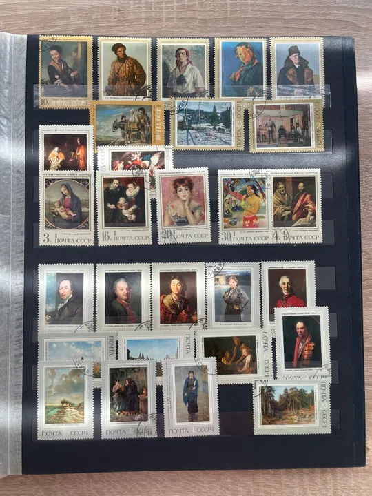 Велика колекція марок СРСР 1950-1990рр.— чисті, блоки, серії, понад 500 шт в Україні