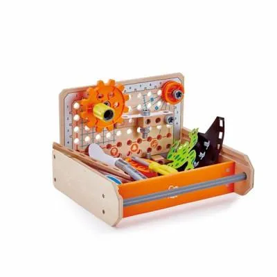 Конструктор Hape Junior Inventor Инструменты для экспериментов 32 элемента (E3029) Де купити